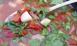 Beef & Faux-Tato Soup