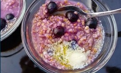 Blueberry Steel Cut Oats